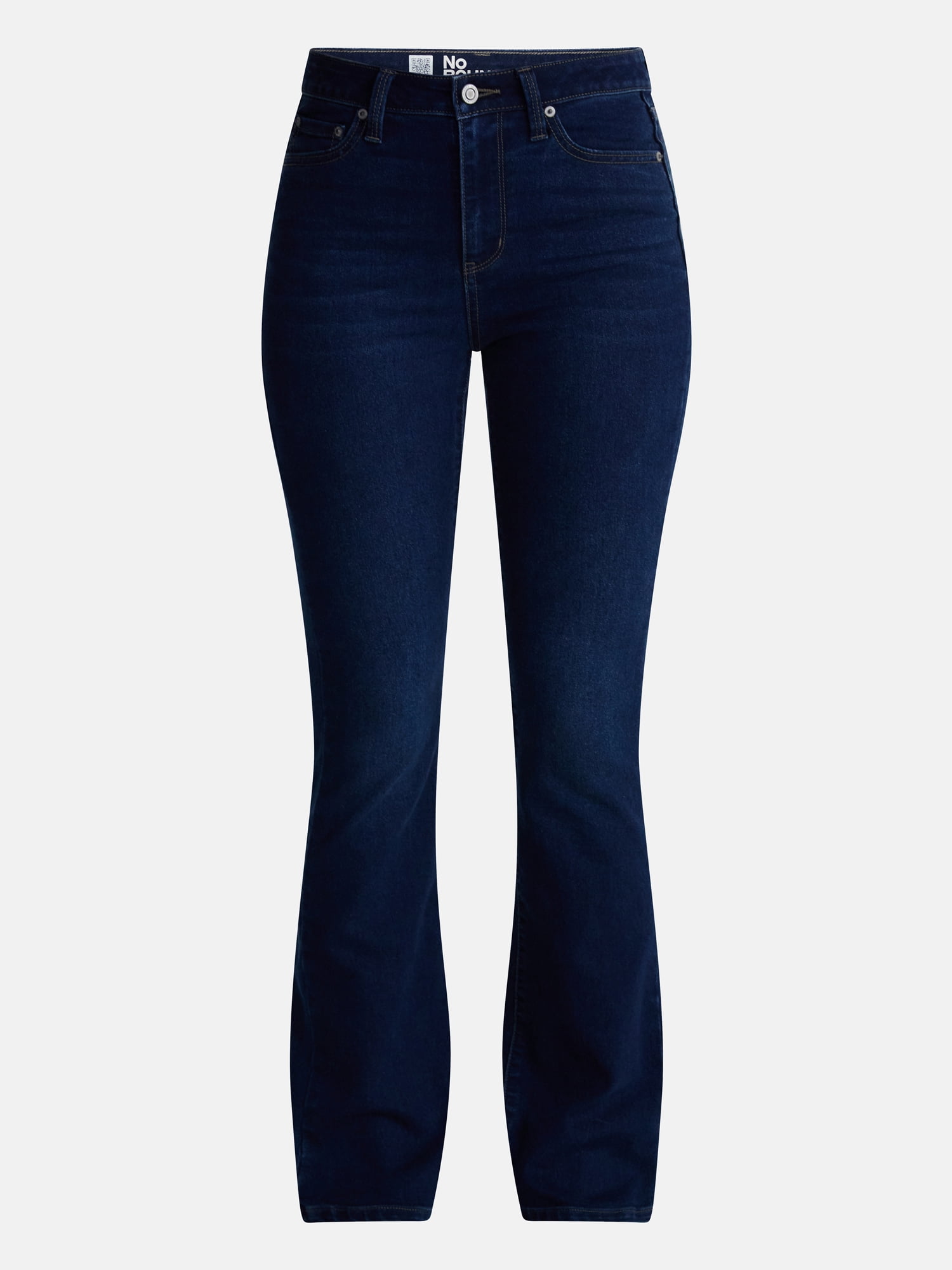 No Boundaries Women's Mid Rise Bootcut Jean, 32" Inseam, Sizes 00-20