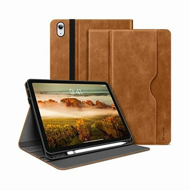 wonim11 H HOLIMET Case for iPad (A16) 11th Generation 11'' 2025/10th Generation 10.9 Inch 2022 New with Pencil Holder Protective Cases Shockproof Cover Vegan Leather, Brown