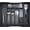 Black, variant on Large Bamboo Kitchen Utensil Drawer Organizer Expandable Flatware Silverware Tray Adjustable Cutlery Drawer Organizer Divider Insert Wood Silverware Utensil Holder Tray Spoon and Fork Organizer