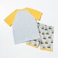 thumbnail image 4 of Toddler Boys 2-Piece Summer Sleepwear Set Cotton Excavator Shirt Shorts Kids Outfit, 4 of 8