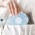 thumbnail image 6 of YiJuHui USB Rechargeable Handheld Fan with Mirror, 3 Speed Portable Hanging Neck Fan, Personal Cooling Fan for Outdoor Travel, Office, Home, Gym, and Camping, Quiet Battery Operated Mini Fan, 6 of 6