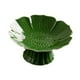 thumbnail image 5 of Cuenco decorativo Macarena verde oscuro con base, 5 of 8