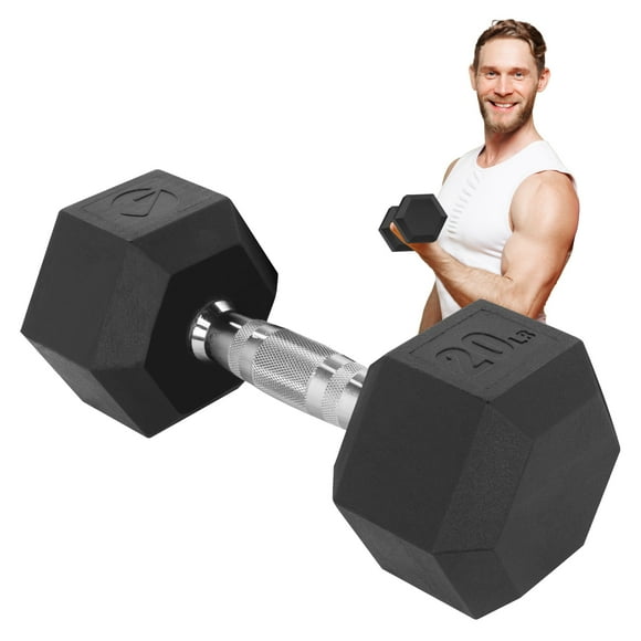 Mancuerna Hexagonal Altera Acero Forro de Neopreno 20 Lbs