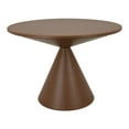 thumbnail image 2 of Jammy Plant Stand Table, Round 24 Inch Top, Brown Metal Cone Base, 2 of 5