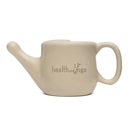 SoulGenie Flojar Superior Ceramic Jala Neti Pot - Improved Design