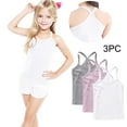 thumbnail image 4 of GERsome 3 Pack Girls Tank Tops Toddler Kids Cotton Undershirts Sleeveless Summer T Shirts Soft Round Neck Tank Tops, Sizes 4-5 Years, 4 of 9