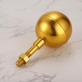 thumbnail image 1 of Flag Pole Ball Topper Ornament Outdoor Flagpole Topper Replacement Thread Flag Pole Topper, Aluminum Alloy Flagpole Ball Topper Fits Standard Usa Flag, 1 of 5