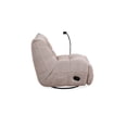 thumbnail image 3 of K-Living Ava Monaco Fabric Rocker Recliner in Beige Color with Mobile Holder and Side Pocket, 3 of 8