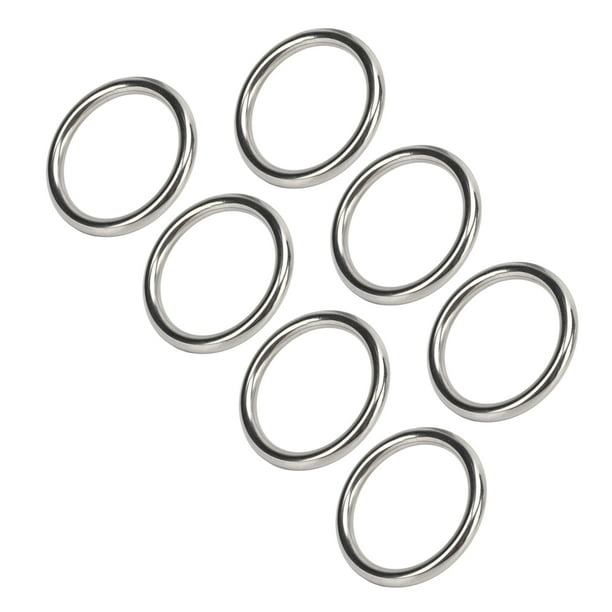 Metal O Ring, Rustproof O Ring 7 Pcs For Fitness Hoops ANGGREK 7x50MM