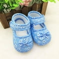 thumbnail image 5 of Huowey Infants Kids Baby Bowknot Printing Cloth Shoes SB 11 Holiday Footwear, 11, 5 of 5