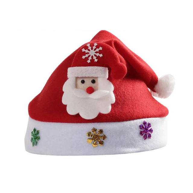 Gorro de Navidad con luz Led, gorro de Papá Noel para niños, regalo para adultos para Año Nuevo 2024, decoraciones navideñas 2023