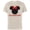 Natural, variant on Minnie Mouse Red Bow Icon Schwester Family German- Short Sleeve Cotton T-Shirt for Adults - Customized-Athletic Heather