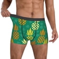 thumbnail image 2 of Kdxio Men's Boxer Briefs with Pineapples1 Print - Comfortable and Breathable Underwear for Everyday Wear, 2 of 7