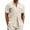 Khaki, variant on Button Down T Shirt for Men Summer Lapel Button Down Graphic Daily Wear Lapel Neck T Shirt Lightweight Hawaiian Vacation Shirts T Shirt Summer Shirts Men