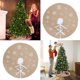thumbnail image 2 of Blue Falda de árbol de Navidad, decoración, falda blanca de copo de nieve para decoración navideña, 2 of 5