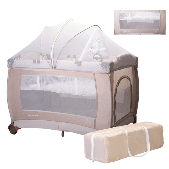 Corral Con Cambiador AEIOU BC003 Beige