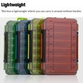 thumbnail image 2 of braveheart Fishing Box Storage Tackle Lure Bait Double-sided Container Compartments Organizer Backpack Tools Accessory Capacity Green Yellow, 2 of 6
