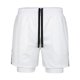 thumbnail image 1 of pstuiky Abreviatura para hombres, Pantalones cortos deportivos de verano dos en uno para hombre, para correr, entrenar y fitness, con cuadros pequeños y lisos., 1 of 2