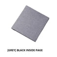 thumbnail image 3 of Thinsony 16 Inch Linen DIY Photo Album Photos Books 20 Pages Simple Style Sticky Film Handcraft Pictures Memory Book for Travel Gray/Black page, 3 of 8