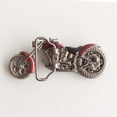 thumbnail image 4 of Vintage Red 3D Heavy Metal Motorcycle Belt Buckle Gurtelschnalle, 4 of 4