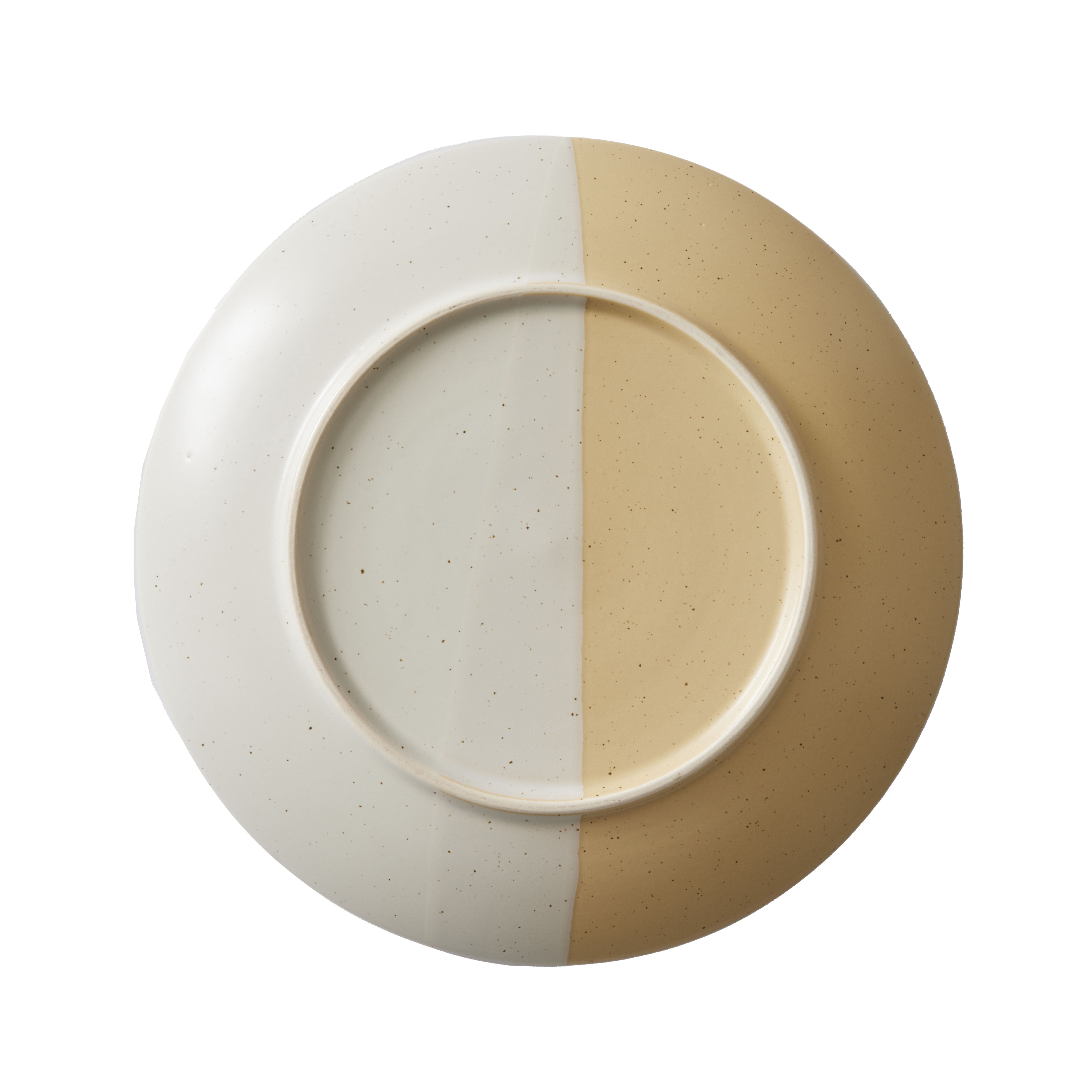 (2 pack) Better Homes & Gardens Hayes Yellow Dinner Plate, 1 Piece