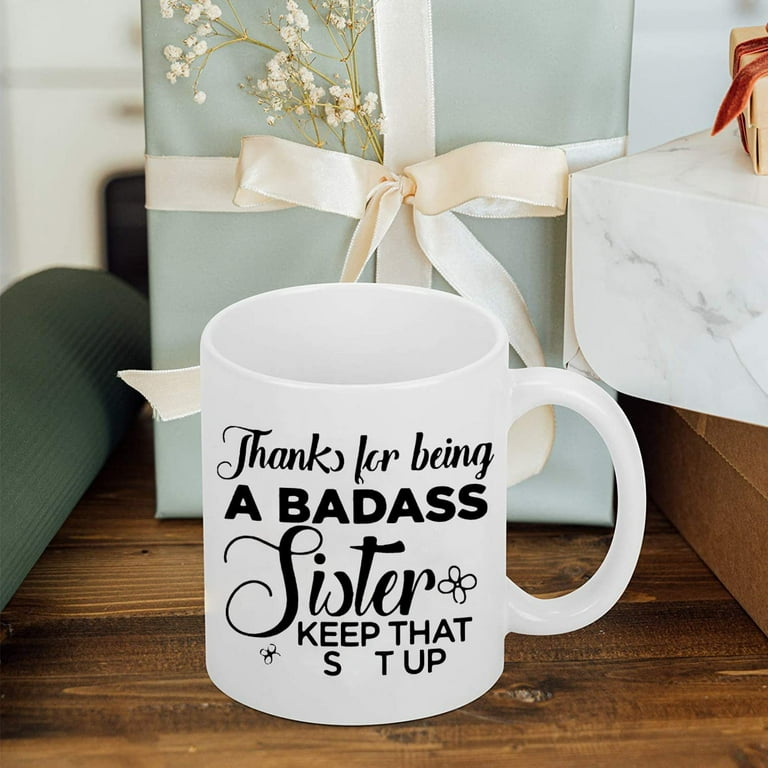 Funny Gifts for Sister Sister in Law Sister Gifts Sisters Gifts from Sister Brother Thank You Birthday Mothers Day Gifts for Sister Little