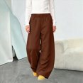 thumbnail image 2 of UAYOTSE Teen Girls Cute Baggy Balloon Pants Pull On Relaxed Fit Sporty Leggings for Daily School Outfits Autumn,Sizes 13-14 Years, 2 of 9