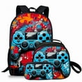 thumbnail image 4 of Gamepad DIY Backpack Set 3 Piece Backpack Set with Lunch Bag Pencil Case for Men Women Workplace Travel, 4 of 9