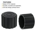 thumbnail image 4 of Uxcell 4Pcs Chair Leg Tips Caps, 1-1/2" Non-Slip Feet End Caps Cover, Flat Chair Leg Floor Protectors, Black, 4 of 7