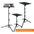 thumbnail image 3 of Luku Portable Projector Stand with Wheels – Heavy-Duty 20LB Tripod for Laptops, Tablets & Outdoor Movies, 3-Height Adjustable (26"-63"), 3 of 9