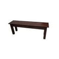 thumbnail image 2 of RED MAHOGANY FARMHOUSE BENCH-42, 2 of 5