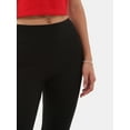 thumbnail image 2 of No Boundaries Flare Pants and 2-Pack, Women's and Women’s Plus, 2 of 6