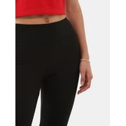 No Boundaries Flare Pants and 2-Pack, Womens and Women’s Plus Sizes XXS-XXL
