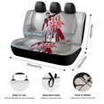 thumbnail image 2 of Passe Partout-theme Car Rear Seat Covers Back Elastic Flexible Car Seat Covers Decorative Fits Most Cars 120x59x76cm, 2 of 6