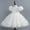 White, variant on Baby Girls Puff Sleeve Mini Princess Dress Bow Backless Fluffy Fairy Party Wedding Flower Girl Dress Summer Outfits