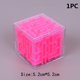 thumbnail image 1 of TOBEFU cubo mágico de laberinto 3D, rompecabezas transparente de seis lados, Cubo de velocidad, juego de Bola rodante, juguetes educativos para niños Fivean unisex, 1 of 2
