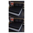 thumbnail image 4 of VONKY Easy To Install Plain Fitted Sheet For High Mattress plifies Bed-Making black 2Set, 4 of 6