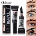 thumbnail image 2 of Clubday peel-off eyebrow gel, waterproof and sweat-resistant long-lasting eyebrow dye, built-in applicator brush, 4 natural shades, easily peel off eyebrow makeup, 2 of 9