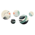 thumbnail image 2 of Designart "Harmonious Patterns in Grey II" Modern Geometric Metal Wall Art Set of 5 Piece, 2 of 5
