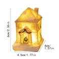 thumbnail image 5 of Christmas Houses Resin Ornaments Desktop Decoration, Lighted Christmas Mini Snow Houses 2025, Cottage Town Tiny Figurine with LED Light Winter Village Ornament for Xmas Scene, 5 of 5