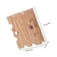 thumbnail image 2 of COMPUKAS Wood Display Pedestal Home Decoration Wooden Material 1Pack, 2 of 6