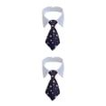 thumbnail image 4 of Methold Corbatas de moño para mascotas Traje de esmoquin para mascotas Corbata de juego de rol formal Adorable Toma de fotos Sujetadores de gancho y tipo 13 S 2piezas Methold CBP360573, 4 of 5