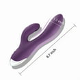 thumbnail image 2 of Tracy's Dog Rabbit Vibrator for Women G Spot & Clitoral Stimulator with 10 Vibration Modes, Adult Sex Toys for Couple, Purple, 2 of 4