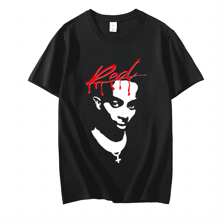 Rapper Playboi Carti Whole Lotta Red Print T-shirt Vintage Hip Hop
