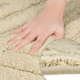 thumbnail image 3 of Unique Bargains Bathroom Rugs Non Slip Bath Mat Geometric Soft Mat Washable Carpet Khaki 20*32in, 3 of 6
