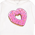 thumbnail image 3 of Inktastic Heart Shaped Donut with Pink Icing and Sprinkles Toddler Hoodie, 3 of 4