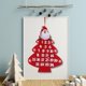 thumbnail image 2 of Calendario de Adviento de Navidad con diseño bonito, calendario de cuenta atrás de Navidad de fieltro, suministros de decoración, árbol de Navidad, 2 of 8