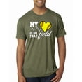 thumbnail image 1 of Wild Bobby, My Heart Is On That Tennis Field, Sports, Men Premium Tri Blend Tee, Military Green, Medium, 1 of 4