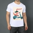 thumbnail image 2 of Basic Oversize Tees For WomenDinosaur Loose Boyfriend Shirts Casual Blouse round neck, 2 of 5