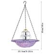 thumbnail image 4 of Lunxisen 1 Pcs Solar Powered Bird Feeder with Fountain Garden Decor Outdoor Water Feature Attracts Wild Birds, 4 of 6